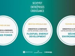 Sommet des Entreprises de Croissance : FLEXFUEL ENERGY DEVELOPMENT couronnée catégorie "Greentech & Energie"s