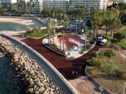 À Cannes le skatepark de la Roseraie est ouvert pour les skateurs de tout niveau et les familles !