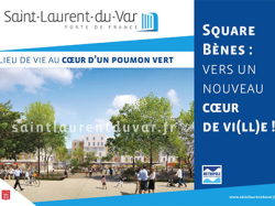 SAINT LAURENT DU VAR : 2,2 M€ pour l'aménagement des espaces publics du Square Bènes 