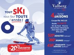 Valberg : ouverture des préventes des forfaits de ski '4 saisons' 