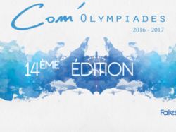 Clap final pour les Com'Olympiades 2017 ce jeudi 23 mars !