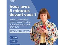 Toutes les aides financières pour les jeunes de moins de 30 ans sont sur 1jeune1solution.gouv.fr 