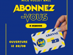 Le Nice Volley Ball lance sa campagne d'abonnement