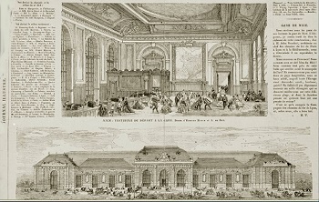 Une présentation de la « future Gare de Nice » dans le Journal Illustré de 1865