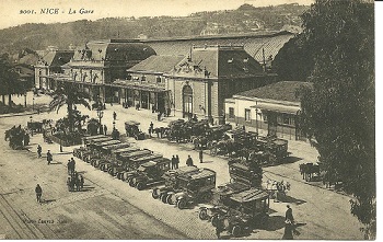 La gare de Nice en 1900