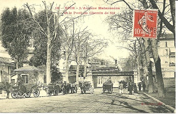 Le pont de chemin de fer de l'Avenue