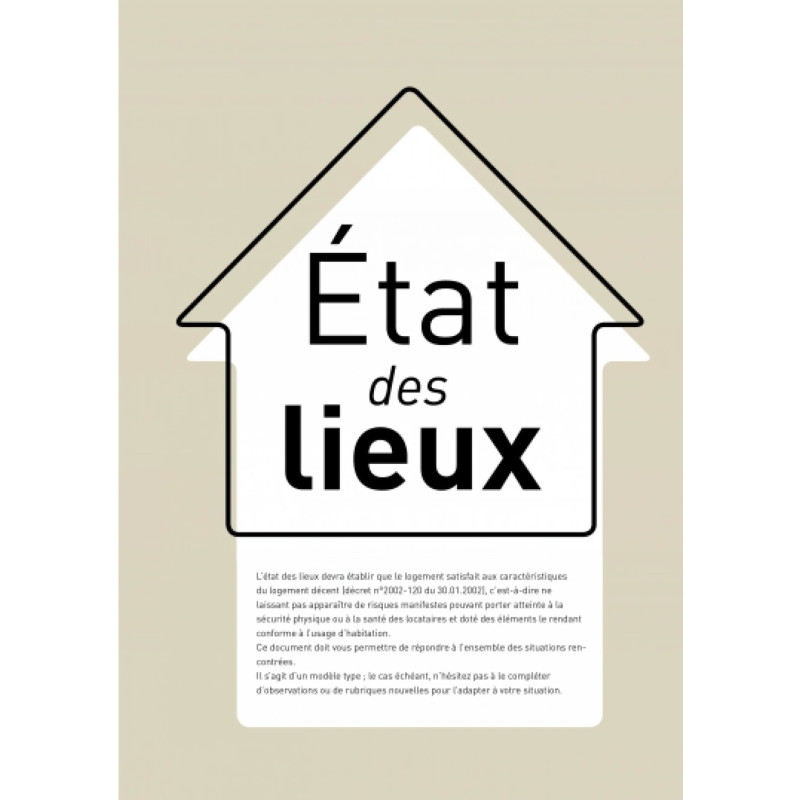 Etat des Lieux Etat des Lieux