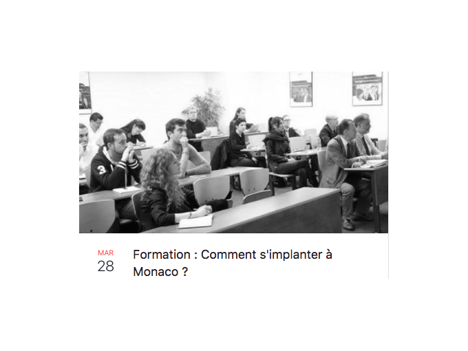 La JCE Monaco propose (…)