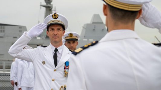 Force d'Action Navale, Martin Redoutey à la tête de la frégate La Fayette