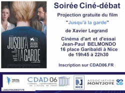 Nuit du droit 2023 : Ciné débat autour du film « Jusqu'à la garde » à Nice