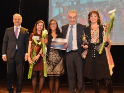 La marbrerie provençale et Ubi transport récompensées d'un "Trophée entreprises de la Ville de Cagnes"