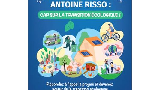 Lancement de l'appel à projets Antoine Risso « Cap sur la transition écologique ! »