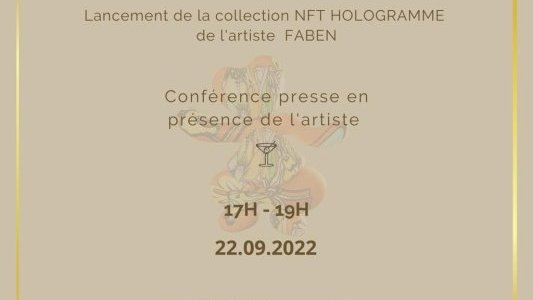 Faben, street Artiste niçois, lance ses créations NFT au Pop Up Initiative !