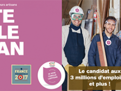 Les artisans ont choisi leur candidat dans la campagne présidentielle : Camille LARTISAN