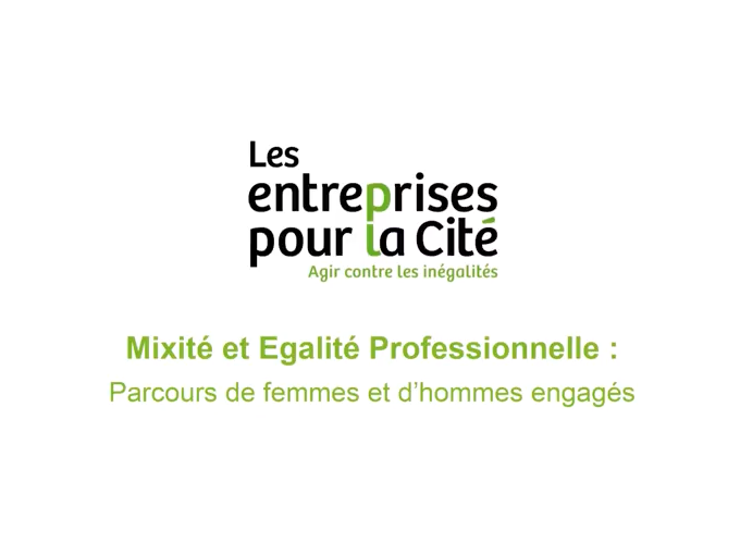 L'égalité professionnelle