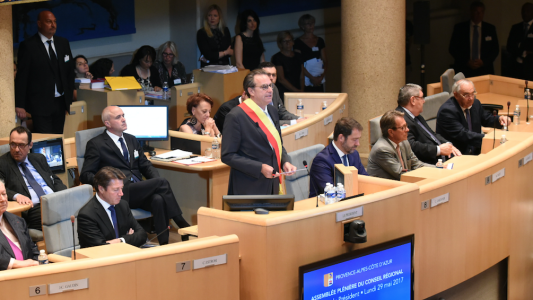 Renaud MUSELIER a été élu ce jour Président de la Région Provence-Alpes-Côte d'Azur