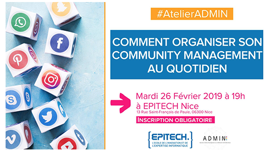 AtelierADMIN - Comment organiser son community management