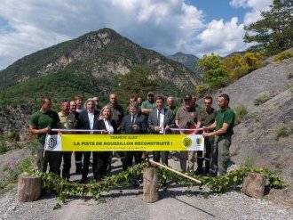 La piste de Roussillon de nouveau opérationnelle pour les riverains et les pompiers