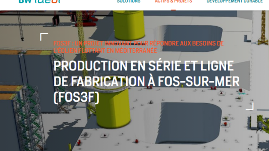 Éolien flottant, BW Ideol et NGE s'allient pour une usine géante de fondations