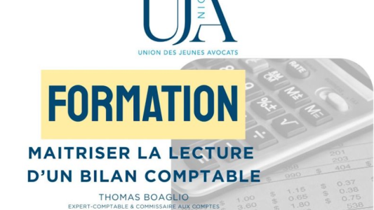 Les jeunes avocats invités à maîtriser la lecture du bilan comptable lors d'une formation à Nice
