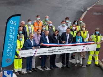 Avenue de la Libération à Grasse, les travaux sont finis !