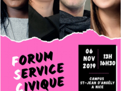 Forum Service Civique ce 6 novembre a ? Nice