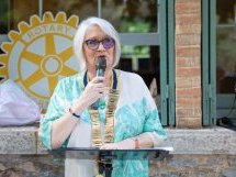 Édith Audibert, présidente du Rotary Club de Hyères
