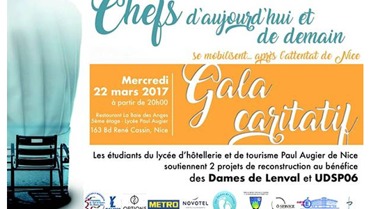 Gala caritatif du Lycée Paul Augier - et si vous diniez solidaire demain soir ?