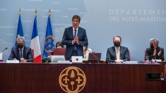 Charles Ange Ginésy réélu à l'unanimité Président du Département des Alpes-Maritimes