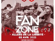 Demi-finale de la Coupe de France 2025, AS Cannes – Stade de Reims : une « fan zone » sur les Allées de la Liberté