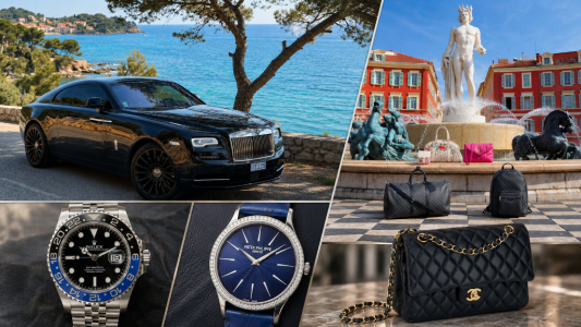 Nice : véhicules de prestige, montres de collection et maroquinerie de luxe aux enchères avec l'AGRASC