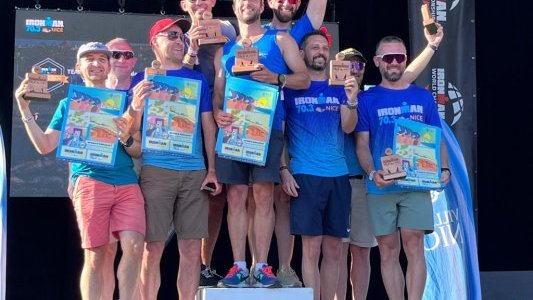 Barreau de Nice : les avocats prennent la tête du relais homme à l'Ironman 70.3 de Nice