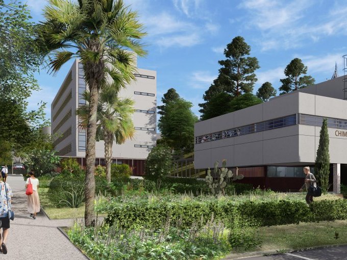 Au coeur urbain de Nice,