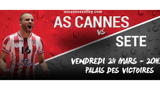 Venez soutenir l'AS CANNES VOLLEY pour le dernier match de la saison régulière le 24 !