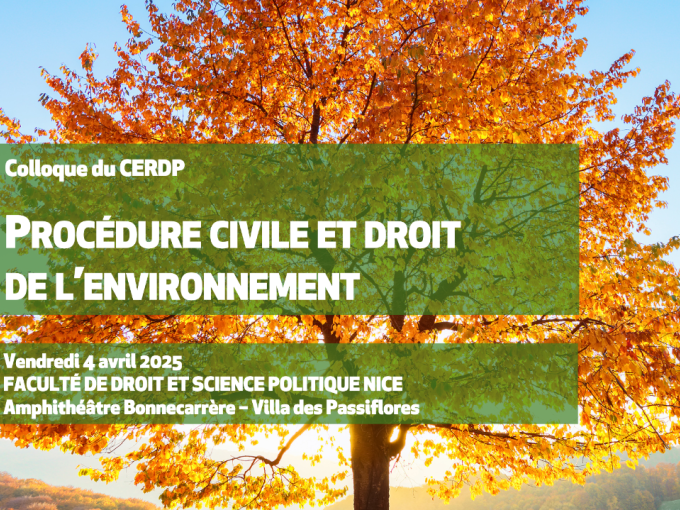 Colloque CERDP : « Procéd