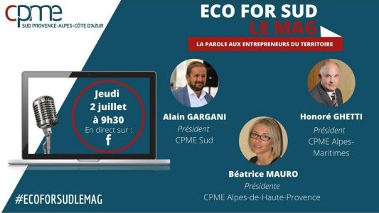 La CPME Sud lance une Web émission « Eco For Sud le Mag »