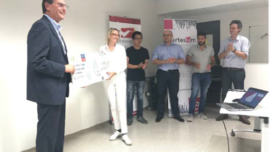 L'UIMM Alpes Méditerranée attribue un Chèque Innovation de 5 000 euros à CARTESIAM !