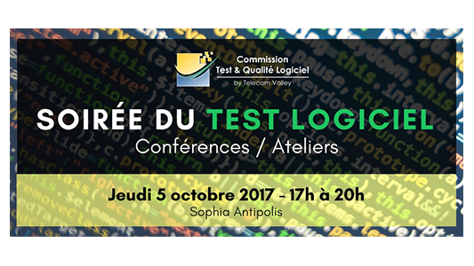 1ère soirée du Test logiciel à Sophia Antipolis, le 5 octobre