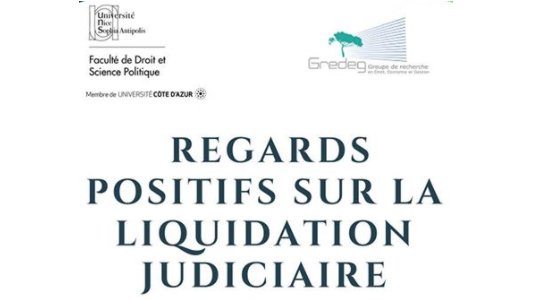 Conférence "Regards positifs sur la liquidation judiciaire" à la Faculté de Droit Nice