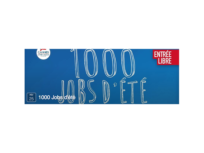 1000 jobs d'été à Cannes,