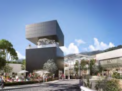 Polygone Riviera, 1er lifestyle mall à ciel ouvert de France, accueille le Guetteur de Sacha SOSNO