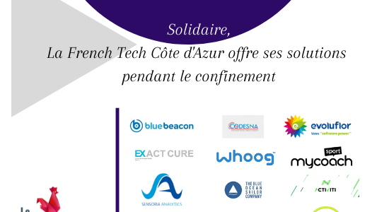 Solidaire : La French Tech Côte d'Azur offre ses solutions pendant le confinement