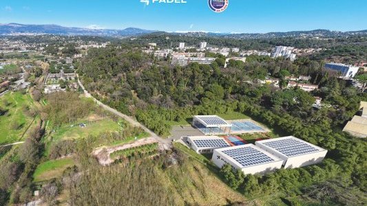 À Cannes, le futur plus grand complexe de padel des Alpes-Maritimes prend forme
