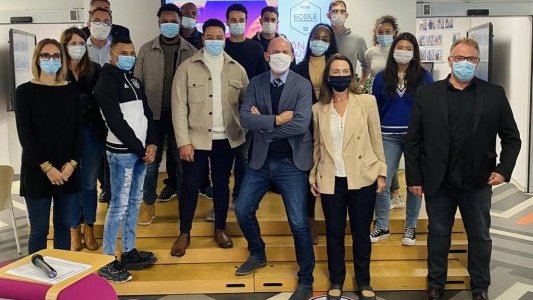 1ère rentrée d'étudiants de l'École Entrepreneuriale