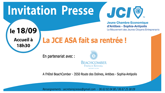 La JCE Antibes Sophia Antipolis fait sa rentrée lundi 18 septembre au BeachComber