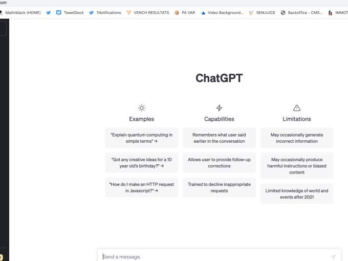 ChatGPT trop beau parleur