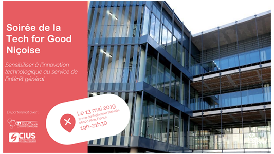 Soirée de la Tech for Good niçoise le 13 mai