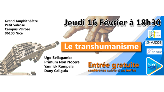 Conférence Play Azur Festival ? : Le Transhumanisme : entre la science-fiction et la réalité