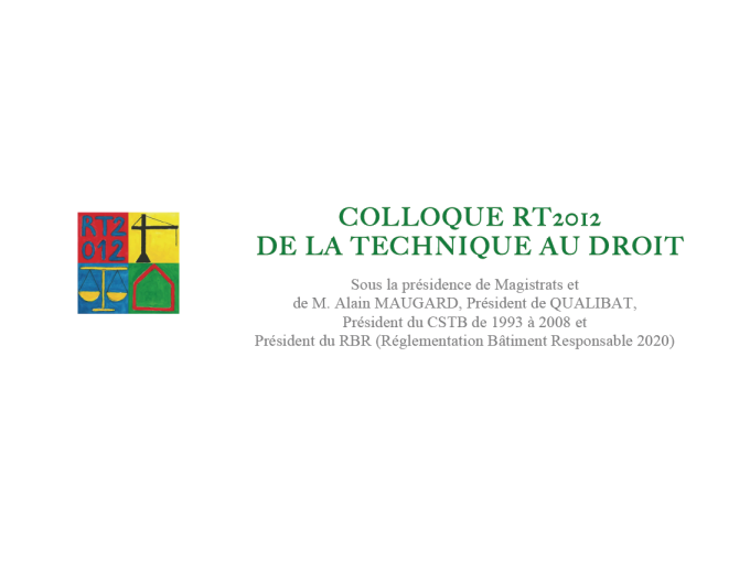 Colloque RT2012 : De (…)