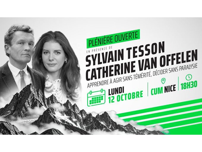 À Nice, Sylvain Tesson et